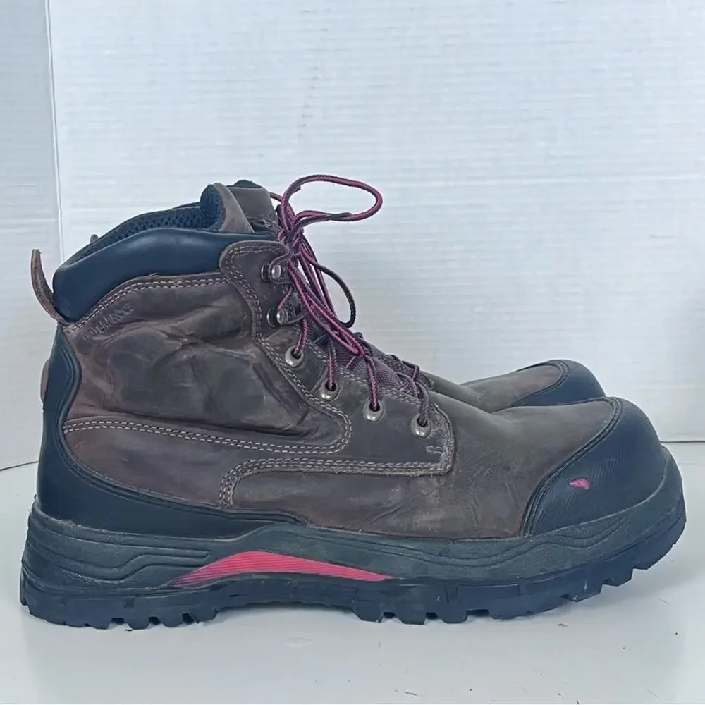 Red Wing Work Boot 4402 King Toe Mens 13 ADC 6” Waterproof Safety Toe Brown